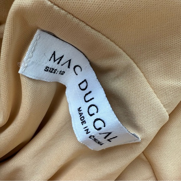 Not for sale  Mac Duggal Sequin Metallic Elegant Gold Sequin Evening Gown - Picture 14 of 16